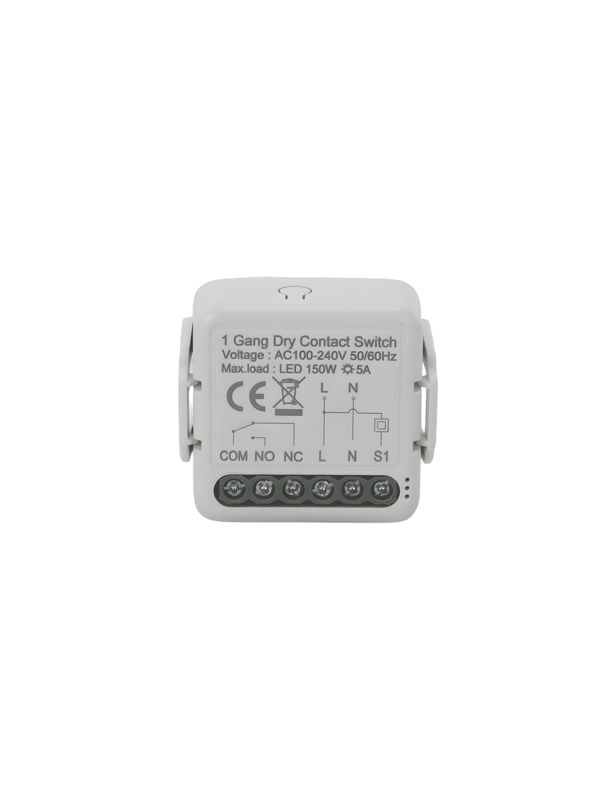 Módulo Switch Relé / Contacto Seco / 100-240V CA / 5A / 150W LED / Zig