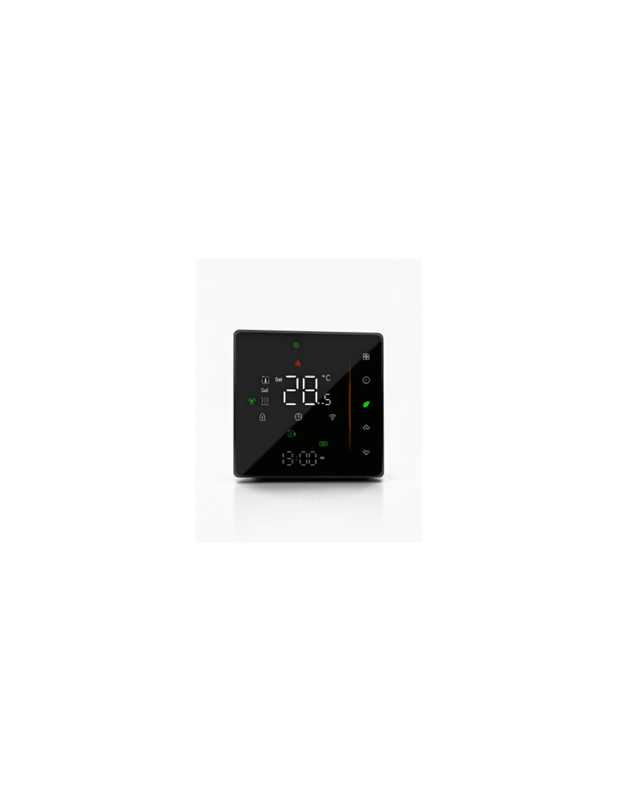 Termostato ZigBee / 4 Pipe Fancoil / 110-120 VCA / Pantalla LCD Táctil