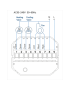 Termostato ZigBee / 4 Pipe Fancoil / 110-120 VCA / Pantalla LCD Táctil