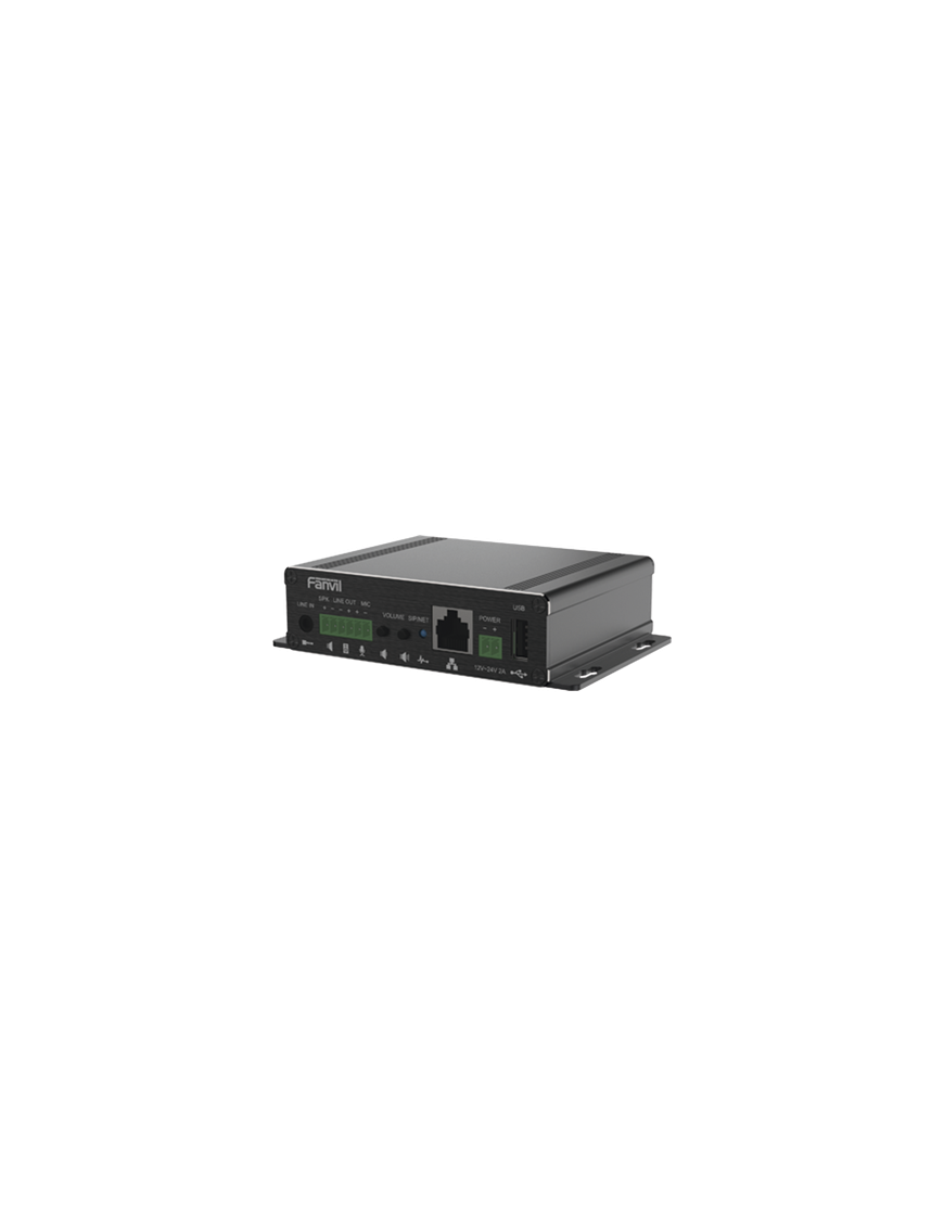 Gateway IP/SIP para Voceo / Amplificador Integrado 30 W / Entrada Audi