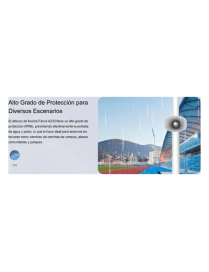 Altavoz SIP IP / 2 Líneas SIP / Potencia 30 W / IP66 Exterior / PoE 80