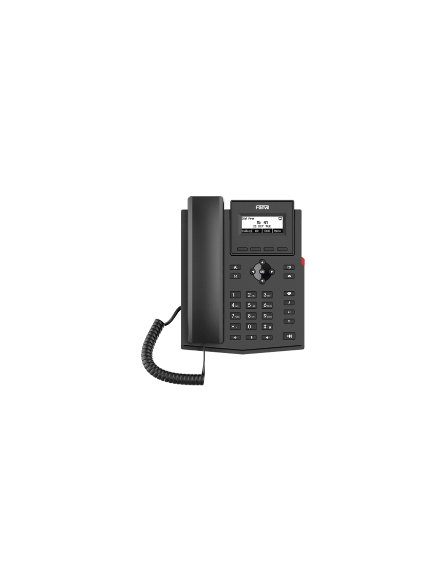 Teléfono IP / 2 Líneas SIP / Pantalla LCD 2.3" / Audio HD G.722 y Opus