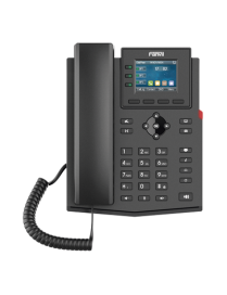 Teléfono IP Empresarial / 4 Líneas SIP / Pantalla LCD 2.4 Pulgadas / P