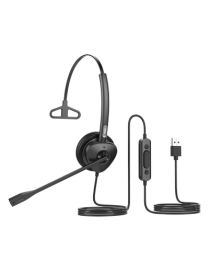 Diadema USB Monoaural / Cancelación de Ruido ENC / Audio HD / Micrófon
