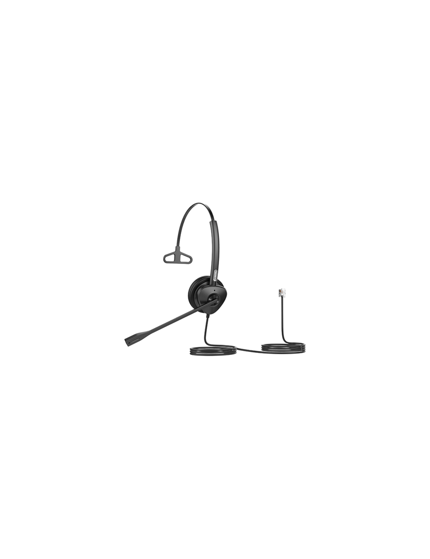 Diadema Monoaural / Audio HD Wideband / Cancelación Pasiva de Ruido / 