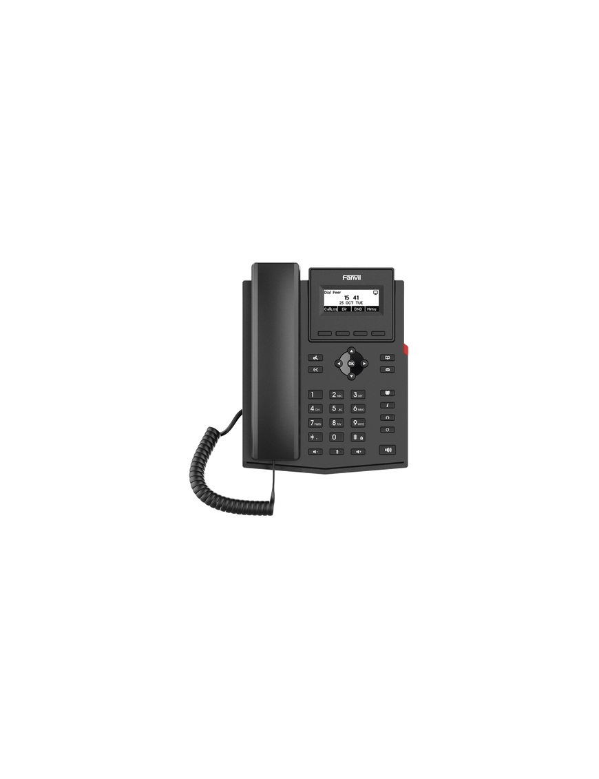 Teléfono IP / 2 Líneas SIP / Pantalla LCD 2.3" / Audio HD G.722 y Opus