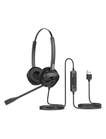 Diadema USB / Binaural / Cancelación de Ruido ENC / Audio HD / Micrófo