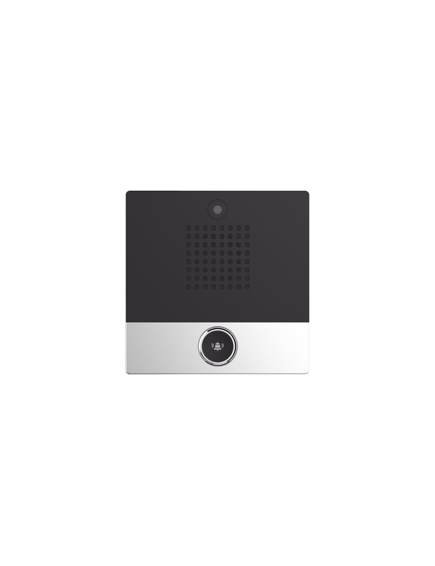 Intercomunicador IP de Video / HD 720p / 1 Botón / 2 Líneas SIP / PoE 