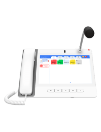 Teléfono IP Empresarial / 20 Líneas SIP / Pantalla Táctil 10.1' HD / W