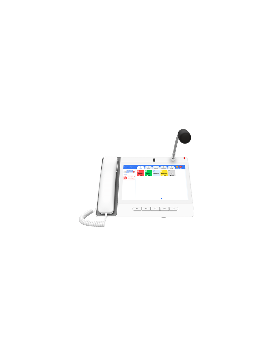 Teléfono IP Empresarial / 20 Líneas SIP / Pantalla Táctil 10.1' HD / W