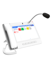 Teléfono IP Empresarial / 20 Líneas SIP / Pantalla Táctil 10.1' HD / W