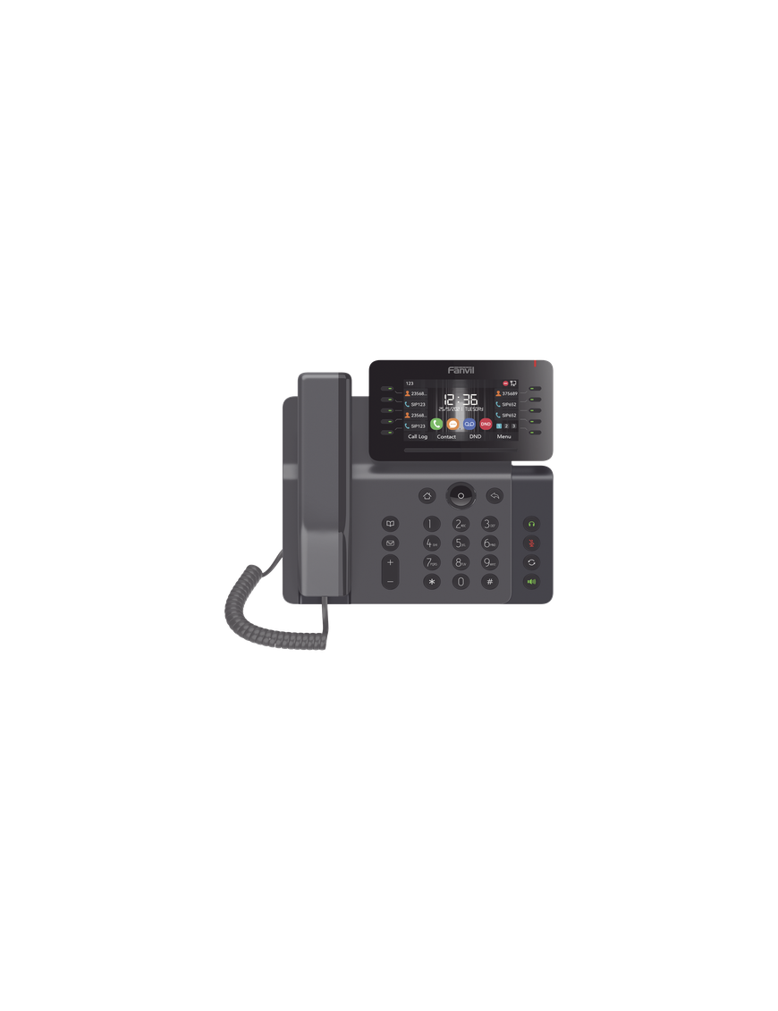 Teléfono IP Empresarial / 20 Líneas SIP / Pantalla 4.3" Ajustable / Wi