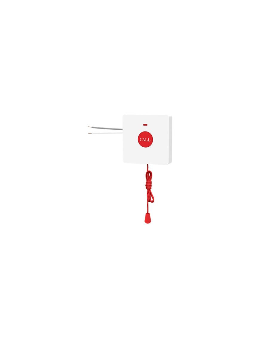 Botón de Emergencia para Baño / Cordon Extensible 2 m (6.6 ft) / IP44 