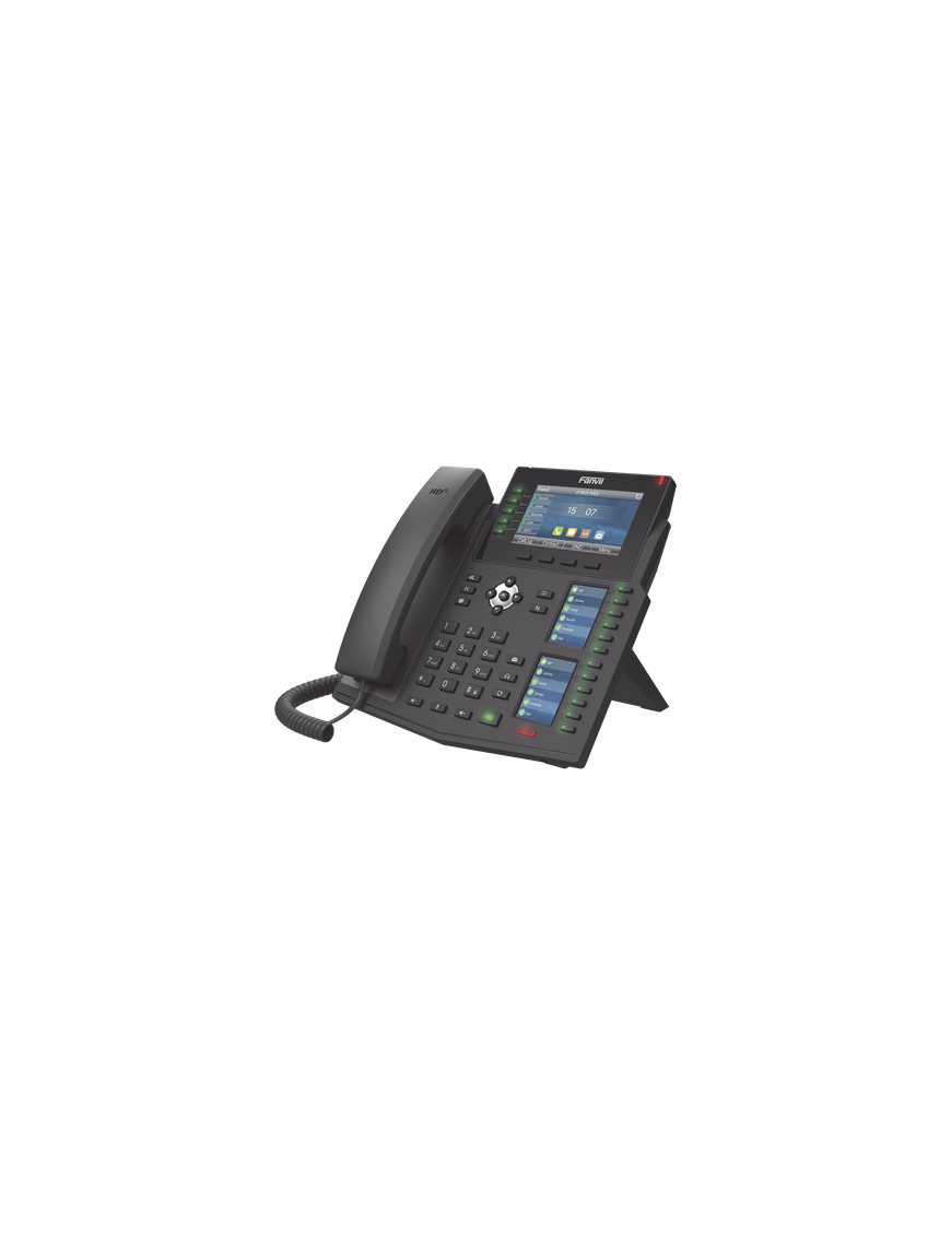 Teléfono IP Empresarial / 20 Líneas SIP / Triple Pantalla Color / Puer