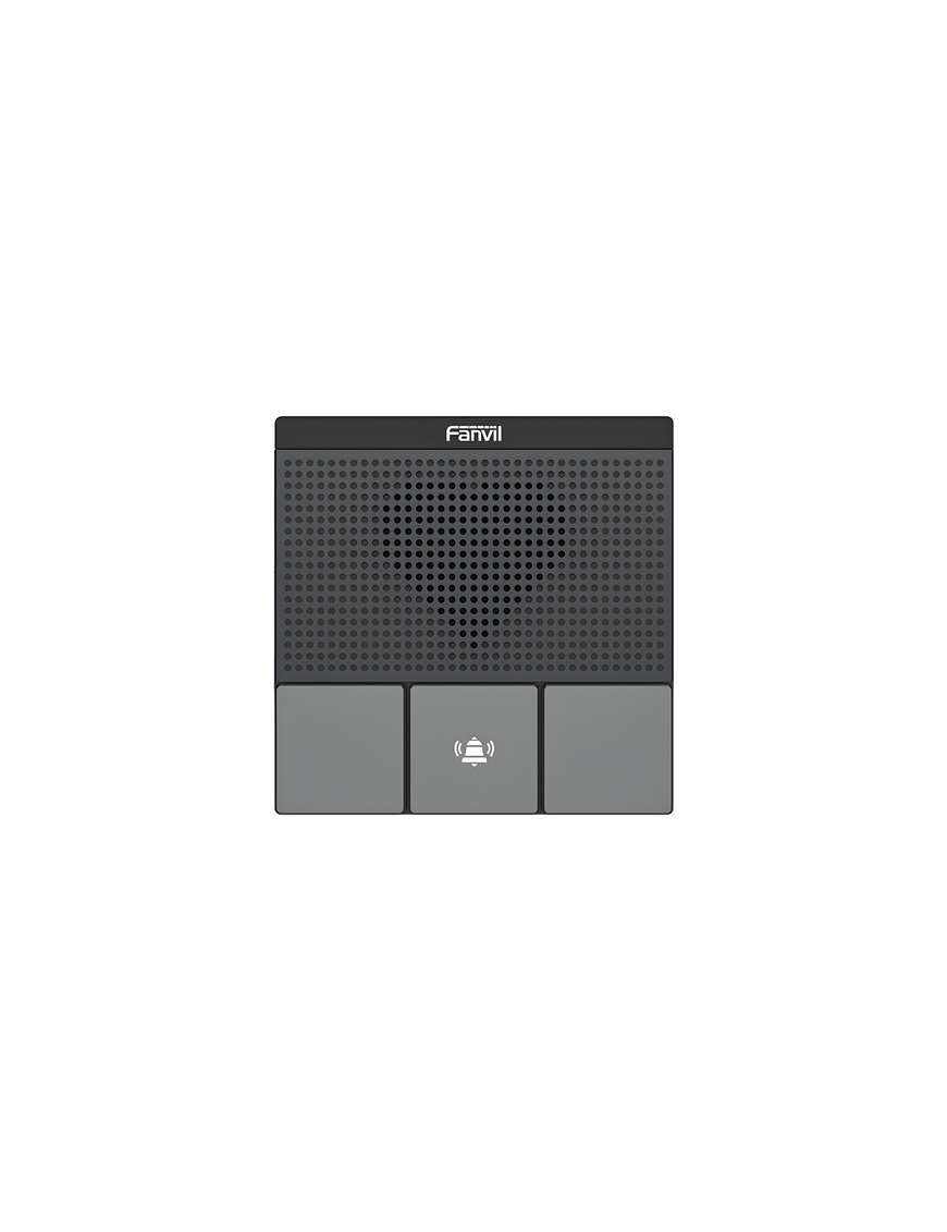 Mini Intercomunicador SIP / 2 Líneas / 3 Botones Programables / IP54 /
