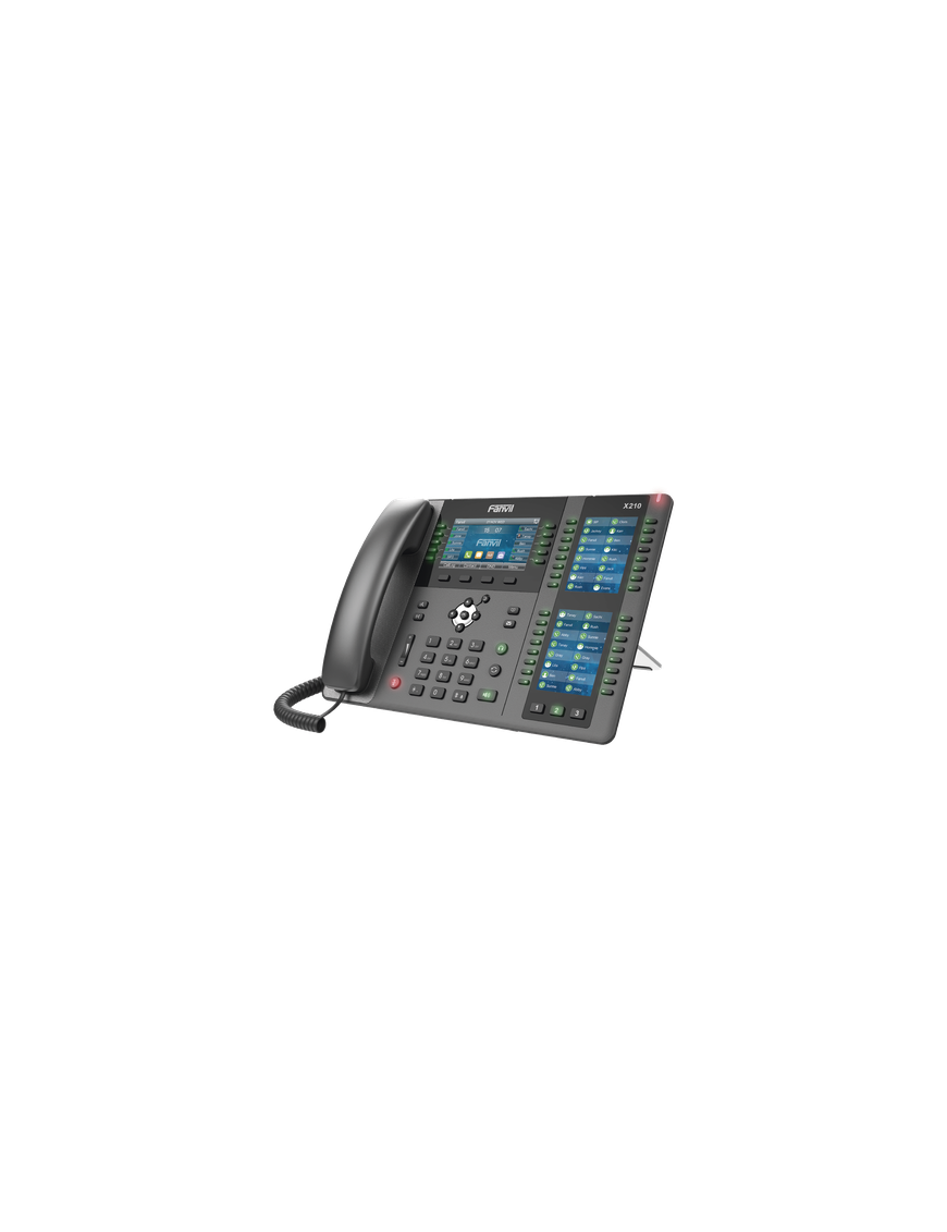 Teléfono IP / 20 Líneas SIP / Triple Pantalla Color / 106 Teclas DSS P
