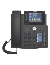 Teléfono IP Empresarial / 16 Líneas SIP / Pantalla LCD 3.5