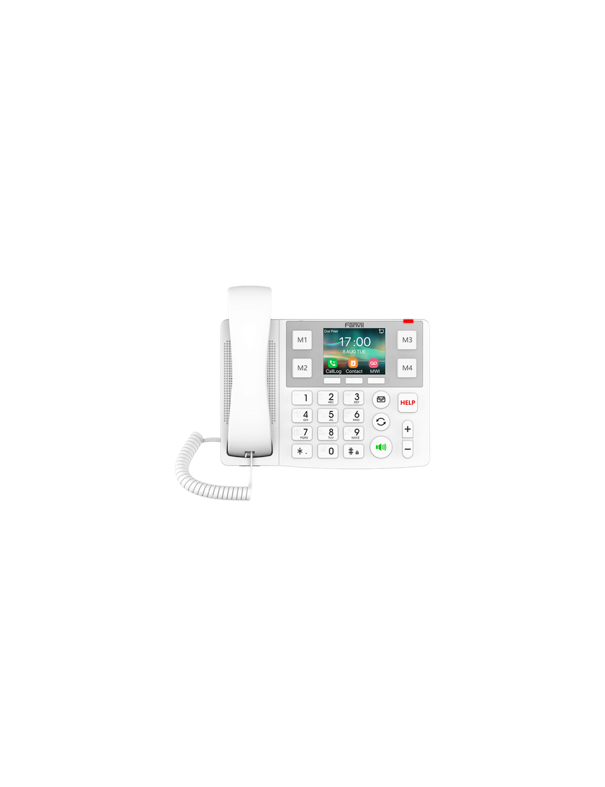 Teléfono IP / Pantalla 3.5 Pulgadas / Wi-Fi Dual Band / Botones Braill