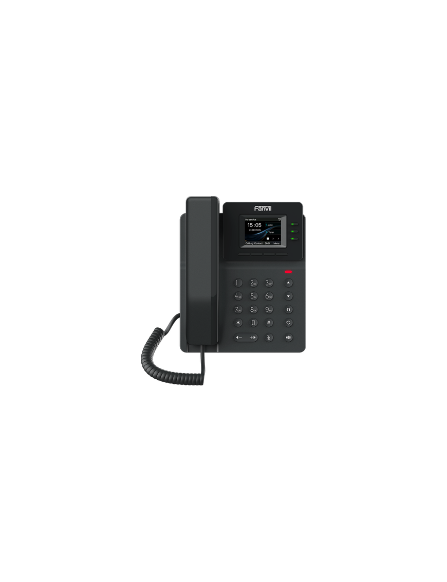 Teléfono IP Empresarial / 4 Líneas SIP / Pantalla LCD 2.4 Pulgadas Col