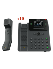 Kit Teléfono IP Empresarial / Pantalla Táctil IPS HD 2.8" / 12 Líneas 