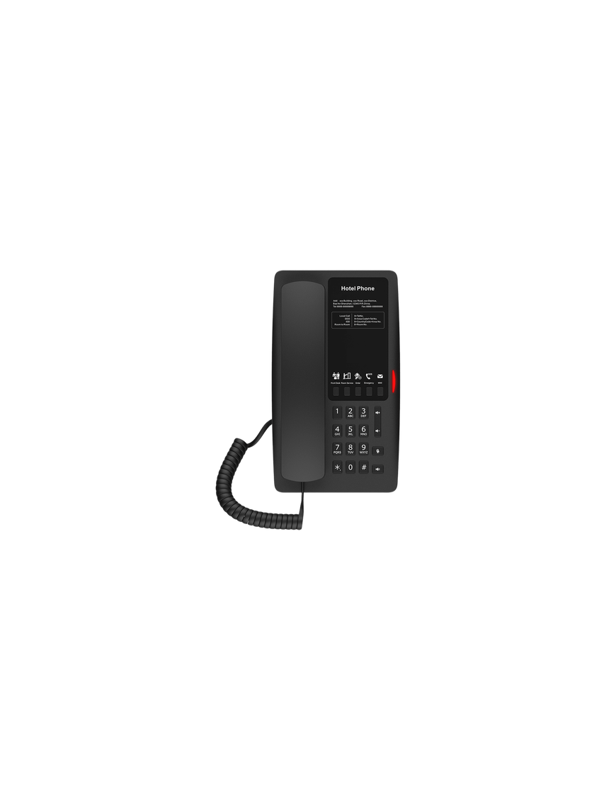 Teléfono IP Hotelero / 2 Líneas SIP / 5 Teclas Programables / Audio HD