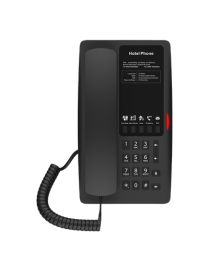 Teléfono IP Hotelero / Wi-Fi 6 Dual-Band / 2 Líneas SIP / 5 Teclas Pro