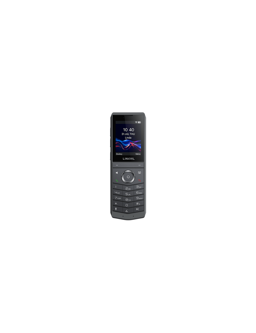 Teléfono IP Wi-Fi Portátil / Pantalla Color 2.4" 240x320 / Wi-Fi 6 Dua