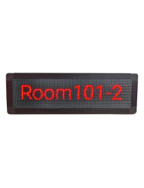 Pantalla LED de Pasillo / Doble Cara / Matriz 128×32 / Indicadores RGB