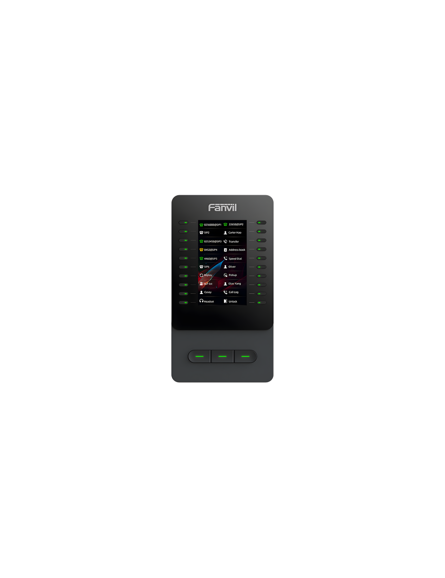 Módulo de Expansión IP / Pantalla Color 4.3 Pulgadas / 60 Teclas DSS P