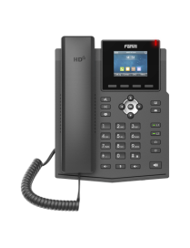 Teléfono IP / 4 Líneas SIP / Pantalla LCD 2.4" Color / PoE / Audio HD 