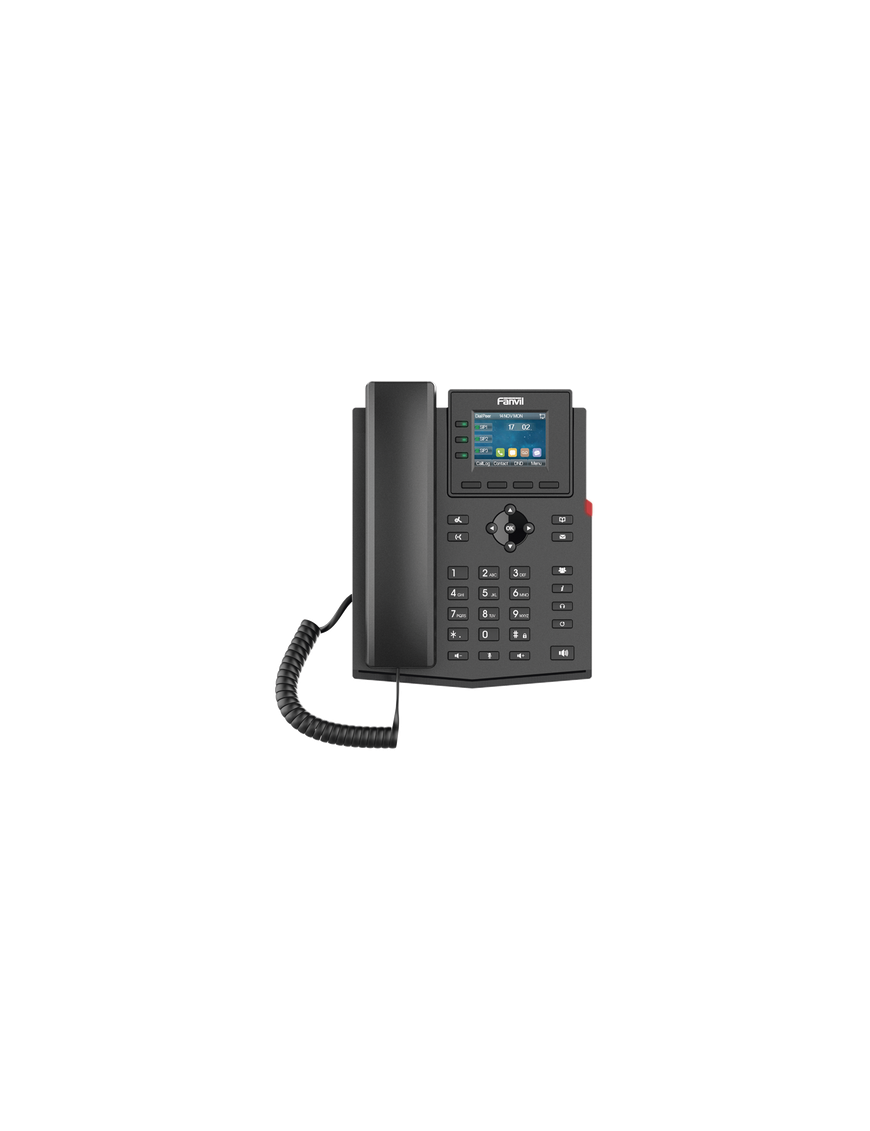 Teléfono IP Wi-Fi / 4 Líneas SIP / Pantalla LCD Color 2.4" / Wi-Fi Dua