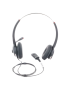 Diadema binaudal (duo) con tecnología antishock para teléfonos IP FANV