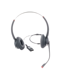 Diadema binaudal (duo) con tecnología antishock para teléfonos IP FANV