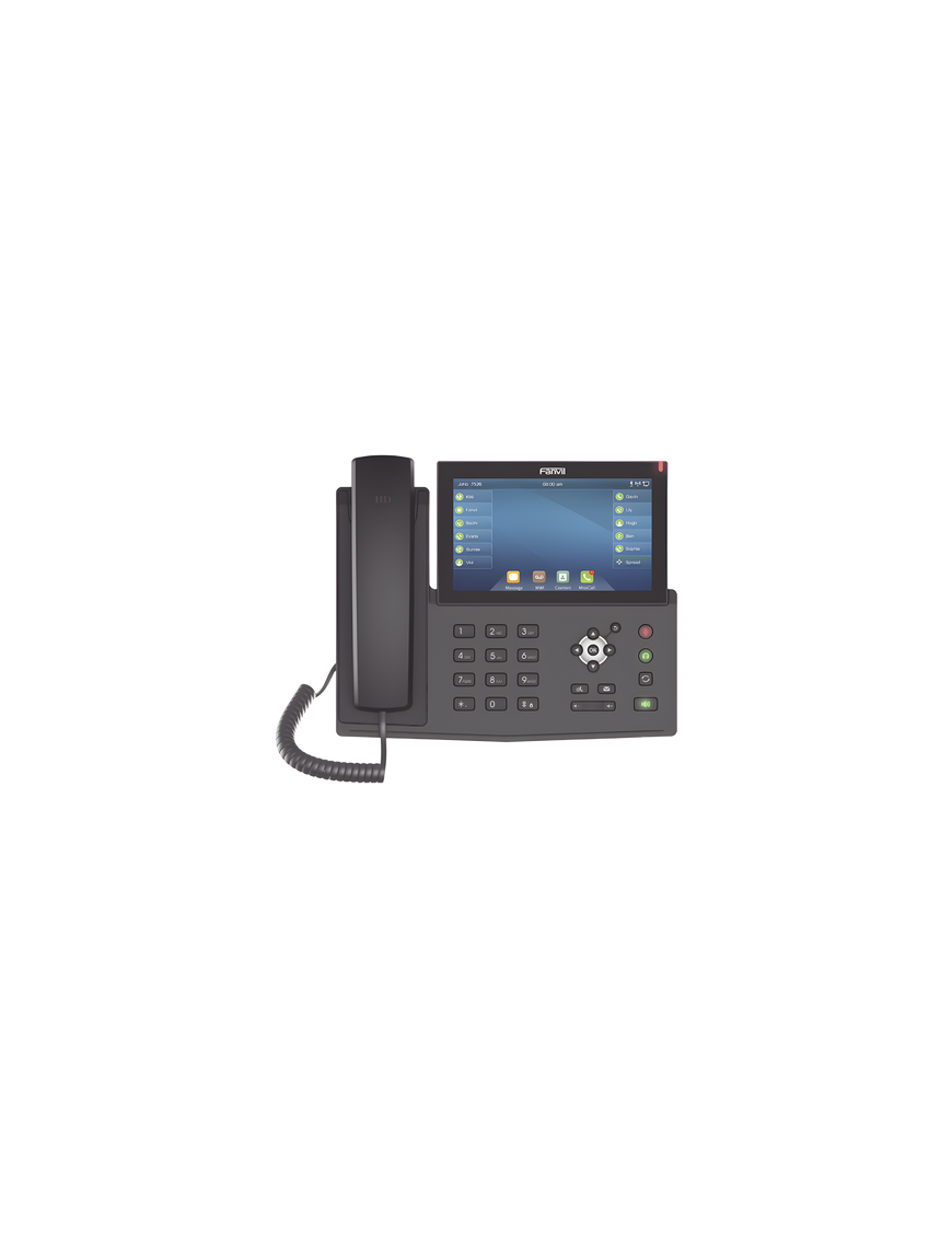 Teléfono IP Empresarial / 20 Líneas SIP / Pantalla Táctil 7