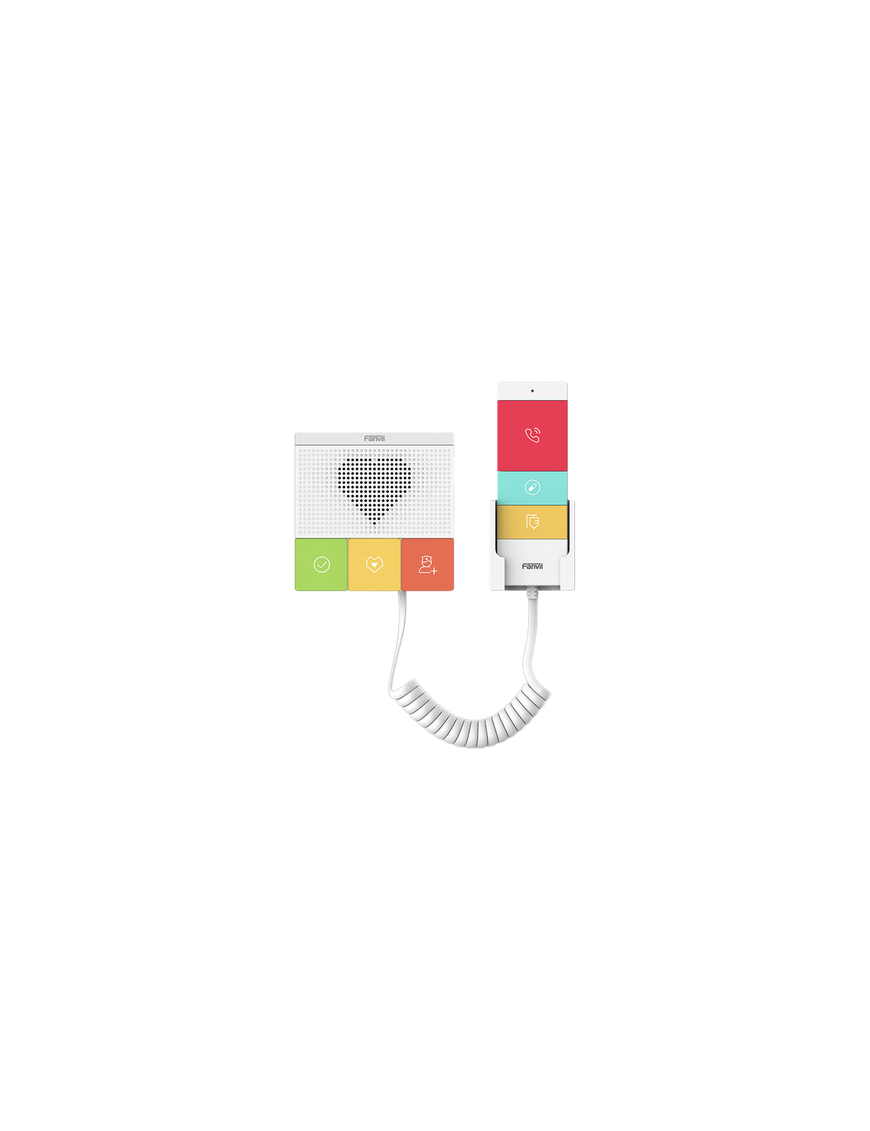 Intercomunicador SIP / 2 Líneas / 6 Botones Antibacteriales / IP54 / 1