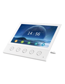 Monitor IP/SIP para interior, Wi-Fi, pantalla táctil de 7", audio de 2