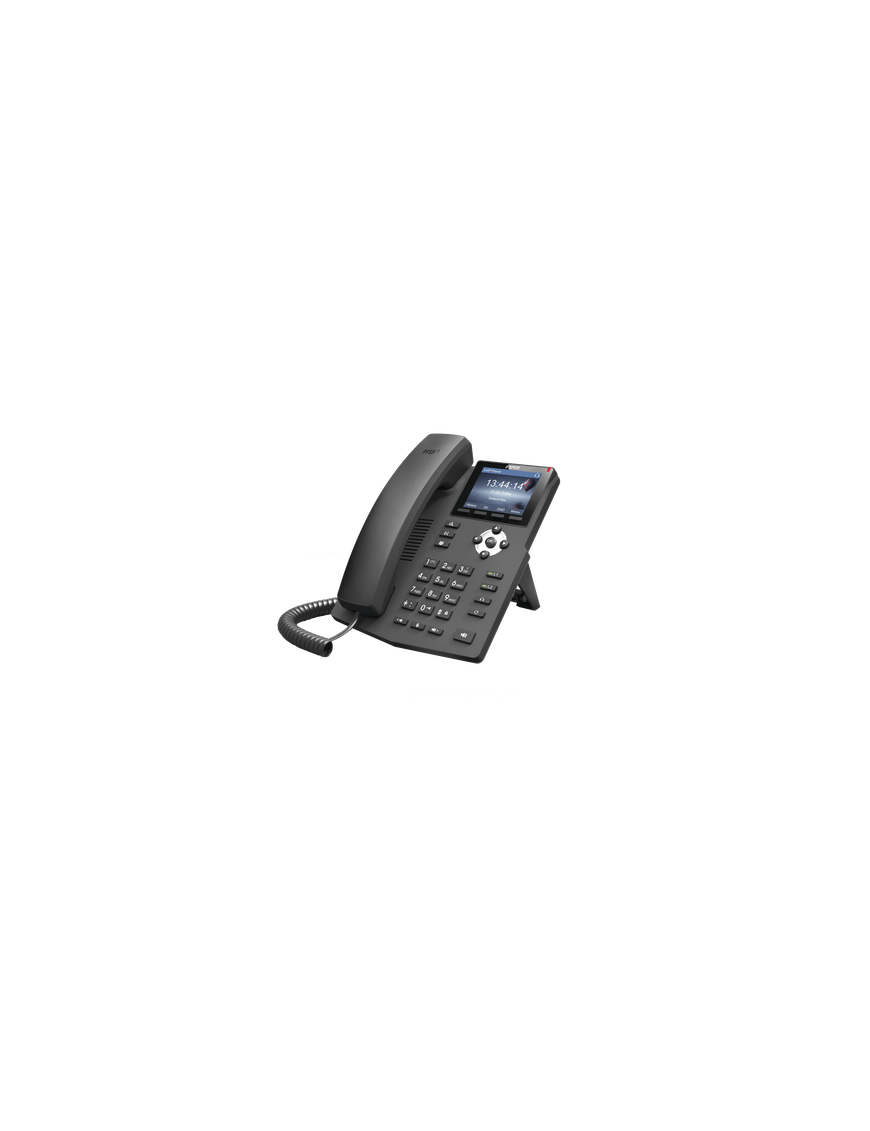 Teléfono IP empresarial para 2 lineas SIP con pantalla LCD de 2.4 Pulg