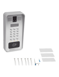 Video portero IP/SIP Con Cámara y pantalla LCD, 2 Relevadores Integrad