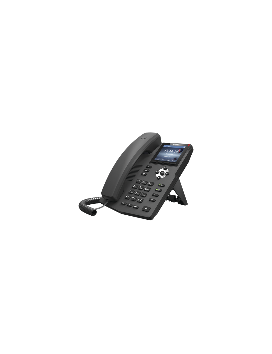 Teléfono IP empresarial para 2 lineas SIP con pantalla LCD de 2.8 pulg