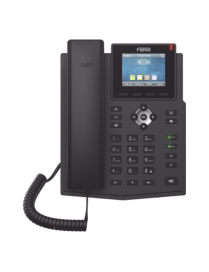 Teléfono IP empresarial para 4 líneas SIP con pantalla LCD de 2.8 pulg