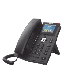 Teléfono IP empresarial para 4 líneas SIP con pantalla LCD de 2.8 pulg