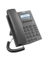 Teléfono IP empresarial para 2 lineas SIP con pantalla LCD 128 x 48 Px