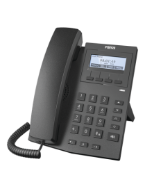 Teléfono IP empresarial para 2 lineas SIP con pantalla LCD 128 x 48 Px