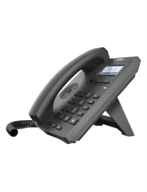 Teléfono IP empresarial para 2 lineas SIP con pantalla LCD 128 x 48 Px