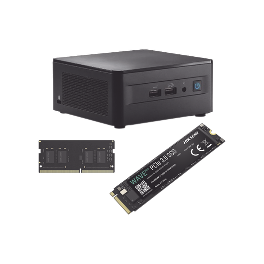 Mini PC / Core i5 12ª Gen / 16GB RAM DDR4 / SSD 256GB NVMe / Compacto